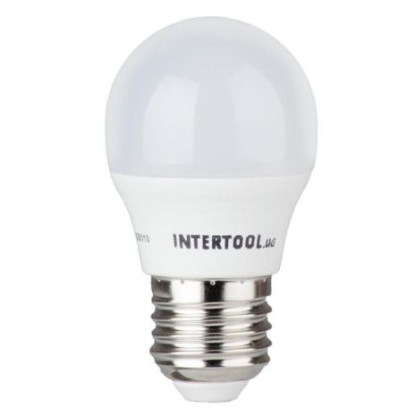 Світлодіодна лампа LED 5 Вт, E27, 220 В INTERTOOL LL-0112