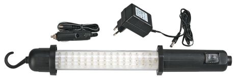 Робоча лампа 60 LED, 230 В, 50 Гц (блок живлення в наборі) або 12 В DC (безпосередньо), CE Topex 94W242