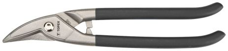 Ножницы по металлу для фигурной резки 260 мм, рукоятки с резиновыми накладками Topex 01A441