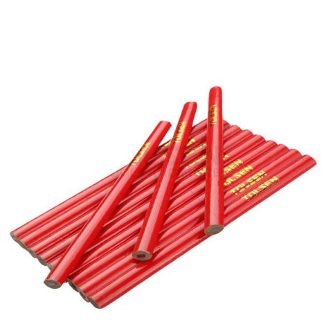 Комплект олівців теслі червоні 176 мм Tolsen 42021