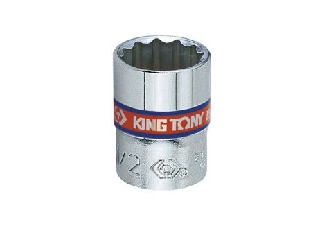 Головка 1/4" 11/32" 12PT хром KING TONY 233011S