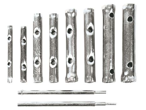Ключі торцеві трубчасті 6-22 мм, набір 10 шт. Top Tools 35D193