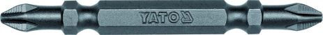 Набір викруткових насадок двосторонніх 1/4" PH2/PH2 65 мм 50 шт. Yato YT-7881