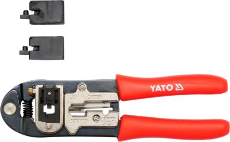 Кліщі для обтиску кабельних конекторів 195 мм Yato YT-2244