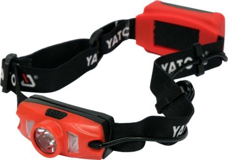 Светодиодный аккумуляторный налобный фонарь от USB Yato YT-08596
