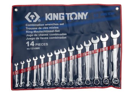 Набір ключів комбі 14 шт. (10-32 мм) KING TONY 1214MR