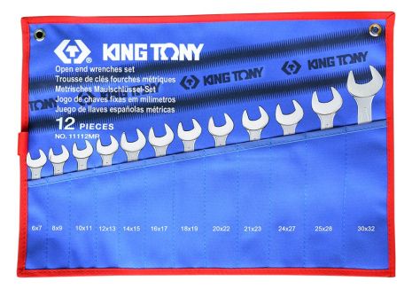 Набір ключів ріжкових 12 шт. (6-32 мм) KING TONY 1112MRN