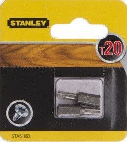Бита T20 (L=25 мм) (2 ед) STANLEY STA61062