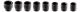 Головки сменные ударные шестигранные, короткие, 3/4, набор 8 шт., 26, 27, 29, 30, 32, 35, 36, 38 мм, сталь CrMo, металлическая коробочка для хранения. NEO 12-115