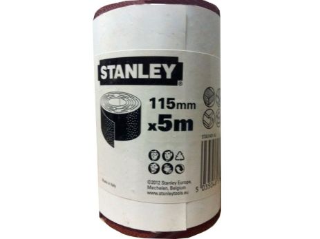 Бумага наждачка 5 метров х 115мм П120 Stanley STA31436-XJ