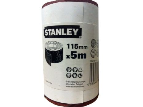 Наждачная бумага в рулоне 5 метров х 115 мм П180 Stanley STA31441-XJ