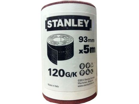 Наждачка 5 метров х 93 мм П120 Stanley STA31416-XJ