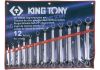 Набір ключів накидних 12 шт. (6-32мм) KING TONY 1712MR
