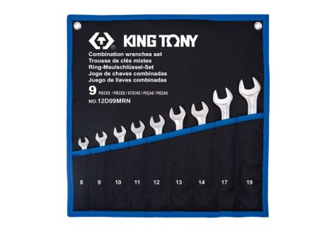 Набор ключей комби 9шт. (8-19 мм) супер-легкие TREOTON KING TONY 12D09MRN
