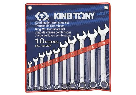 Набір ключів 10 шт. (8-24 мм) KING TONY 1210MR