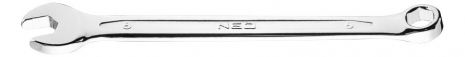 Ключ комбинированный 11 мм, шестигранная головка, профилированный зев ключа, хромованадиевая сталь, соответствует стандарту DIN 3113, 25 лет гарантии NEO 09-411