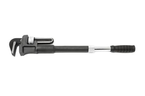 Ключ трубный с телескопической ручкой 18"(L 490-640мм, Ø 100мм) ROCKFORCE RF-68418L