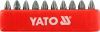 Набор бит крестовых PН2 1/4" 25 мм 10 шт. Yato YT-0475