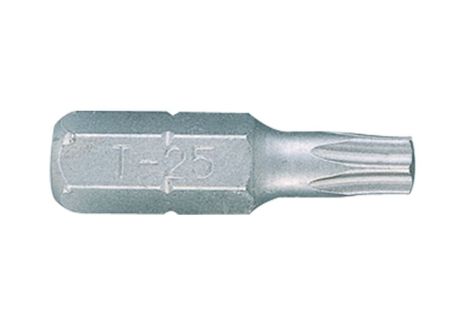 Біта торцева 1/4" TORX з отвором T27 L=25мм (уп.20) KING TONY 102527U