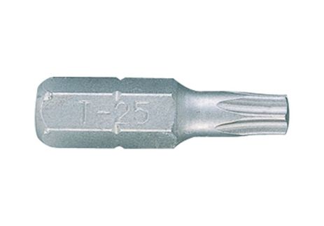 Бита торцевая 1/4" TORX с отверстием T27 L=25мм (уп.20) KING TONY 102527U