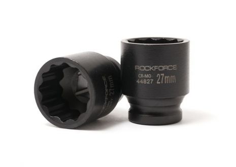 Головка ударна 27мм 1/2" 12гр. ROCKFORCE RF-44827