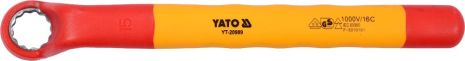 Ключ накидний діелектричний VDE 1000В 15 мм Yato YT-20989