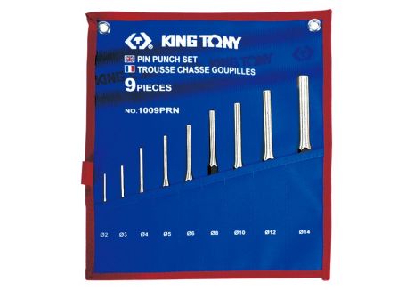 Набір вибивань 2-14 мм 9 предметів KING TONY 1009PRN