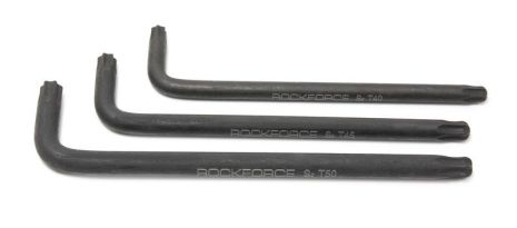 Ключ Г-образный TORX длинный с шаром T40 ROCKFORCE RF-76640BL