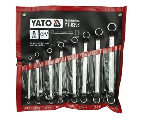 Набір накидних ключів 6-22 мм 8 предметів Yato YT-0396