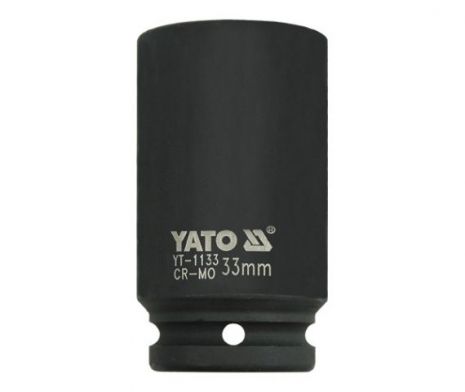 Головка торцева ударна шестигранна подовжена 3/4" 33 мм Yato YT-1133