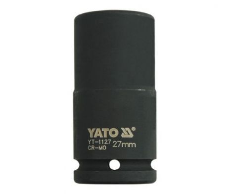 Головка торцевая ударная шестигранная удлиненная 3/4" 27 мм Yato YT-1127