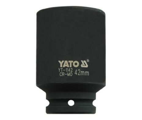 Головка торцевая ударная шестигранная удлиненная 3/4" 42 мм Yato YT-1142
