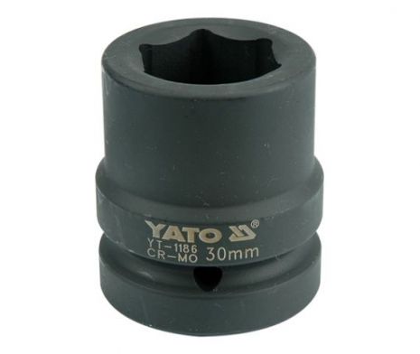 Головка торцева ударна шестигранна 1" 30 мм Yato YT-1186