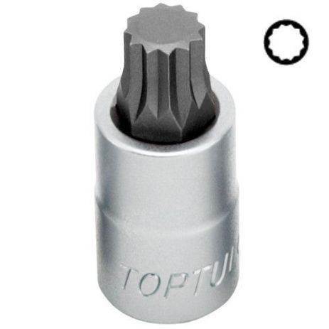 Головка с насадкой 1/2" SPLINE M6 TOPTUL BCHA1606