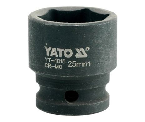 Головка торцева ударна шестигранна 1/2" 25 мм Yato YT-1015