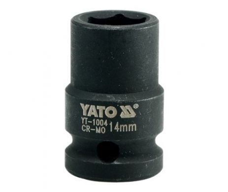 Головка торцева ударна шестигранна 1/2" 14 мм Yato YT-1004