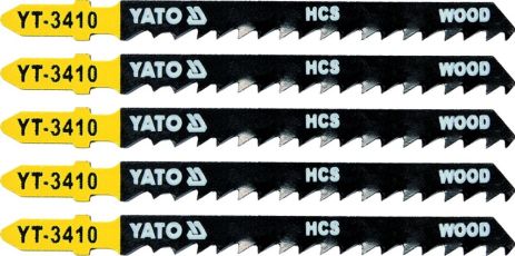 Набор пилок для электролобзика 6TPI Yato YT-3410