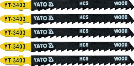 Набор пилок для электролобзика 6TPI Yato YT-3403