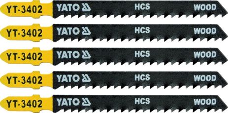 Набор пилок для электролобзика 8TPI Yato YT-3402