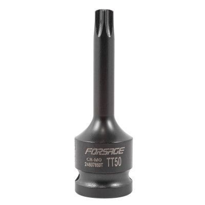 Головка-біта TORX ударна TH50 з отвором, 1/2" FORSAGE F-24607850T