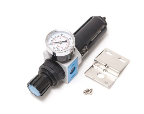 Фильтр-регулятор с индикатором давления для пневмосистем 1/8"(максимальное давление 10bar пропускная способность 200 л/мин температура воздуха 5-60С.5 FORSAGE F-EW2000-01