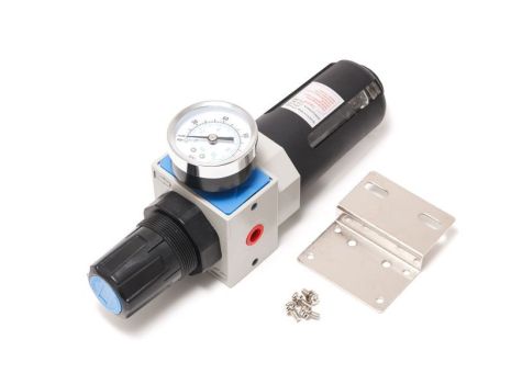 Фильтр-регулятор с индикатором давления для пневмосистем "Profi" 1/4" (пропускная способность:1300 л/мин,16bar, температура воздуха: 5° до 60°,5мк) FORSAGE F-EW4000-02