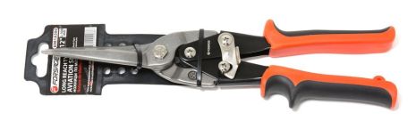 Ножиці з металу з металевими рукоятками "прямий різ" 12"-300мм, на пластиковому тримачі FORSAGE F-6981A300