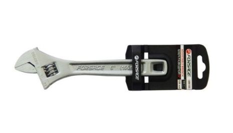 Ключ разводной Profi CRV(60 мм, 450 мм), на пластиковом держателе FORSAGE F-649450(NEW черн.)