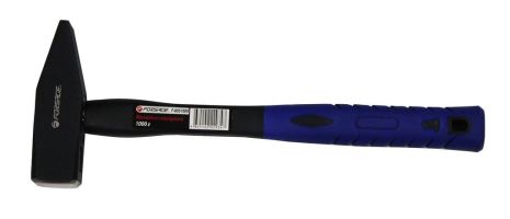 Слюсарний молоток з фібергласовою ручкою і гумовою протиковзкою накладкою (800г) FORSAGE F-805800