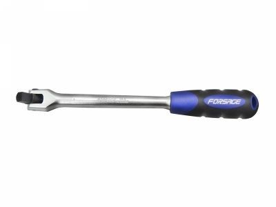 Вороток шарнирный 250 мм с резиновой ручкой Forsage F-8013250F