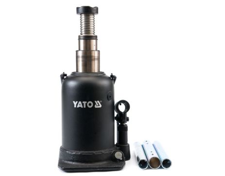 Двухштоковый бутылочный домкрат 10т 21-52 см Yato YT-1714