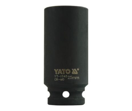 Головка торцевая ударная шестигранная удлиненная 1/2" 25 мм Yato YT-1045