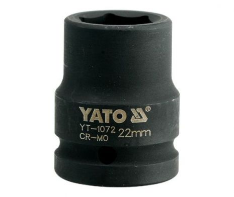 Головка торцевая ударная шестигранная 3/4" 22 мм Yato YT-1072