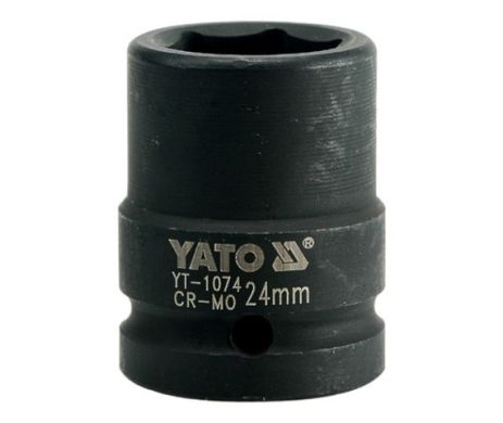 Головка торцева ударна шестигранна 3/4" 24 мм Yato YT-1074